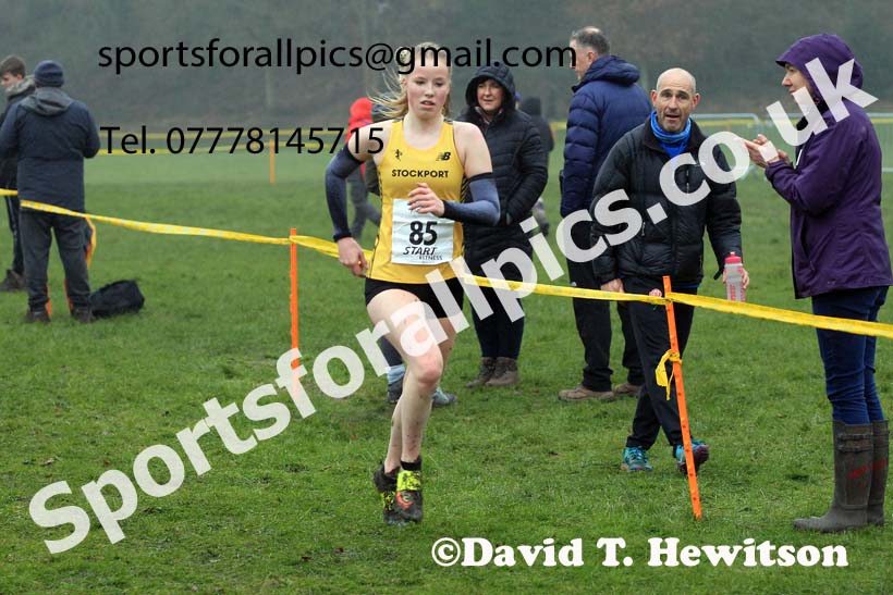 Womens Under-17s 2023 Northern Cross Country Champs., Witton Park, Blackburn. Photo: David T. Hewitson/Sports for All Pics